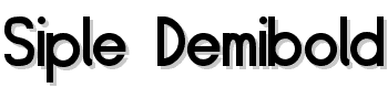 Siple-Demibold font